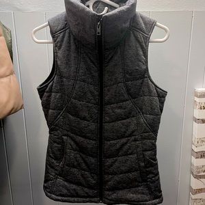 NORTH FACE VEST DARK GREY SIZE SMALL